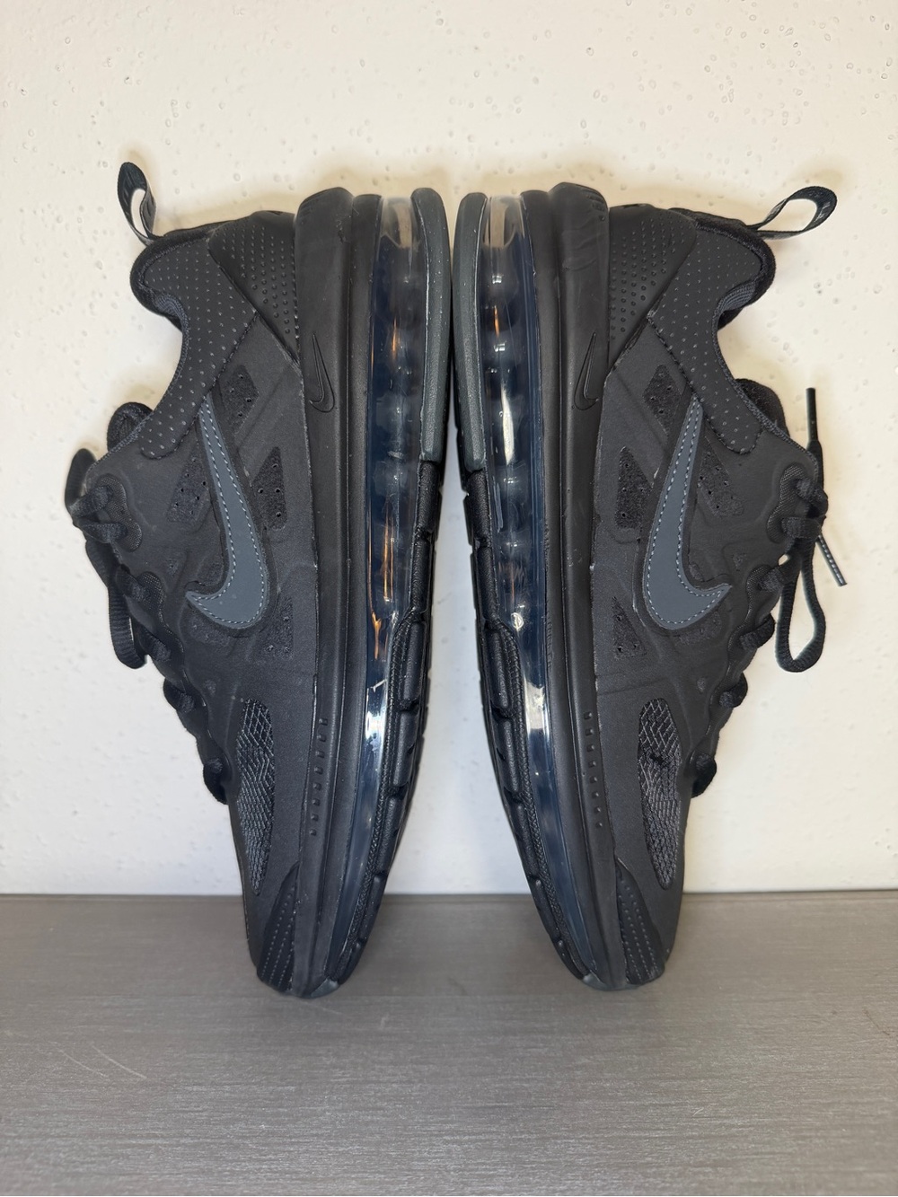 Nike Air Max Genome GS Triple Black CZ4652-001 Size 5.5Y Kids Running Shoes - Picture 5 of 9